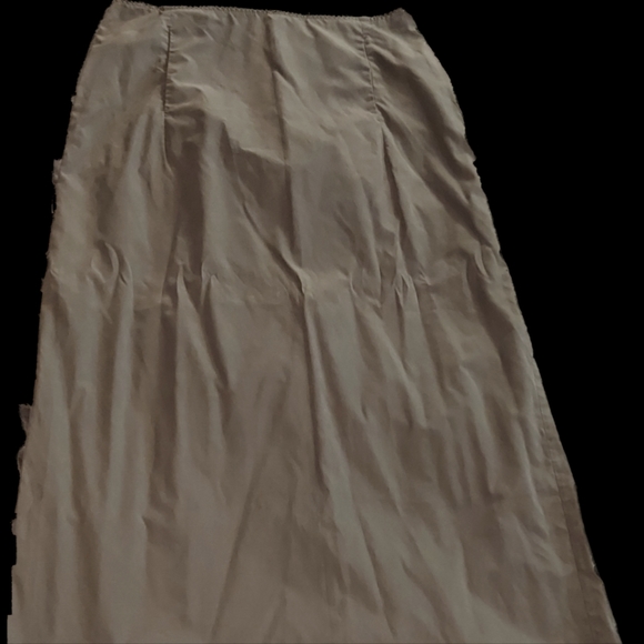 90's Long Grey Skirt - Picture 1 of 7